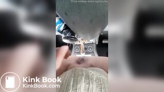 smearing her shit all over her exes car
