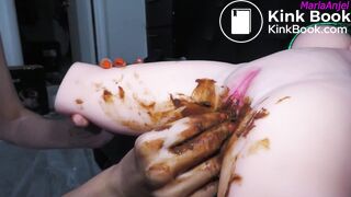 Teen Blonde Gets Shit On And Has A Blast