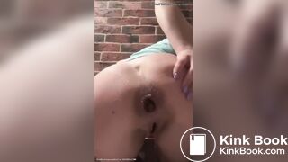 Great ass with a fat shit