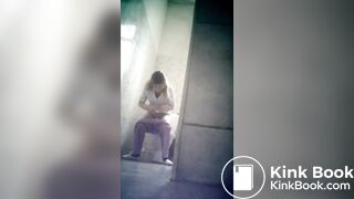 Beautiful Russian girl spy wc poop 01
