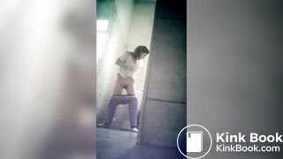 Beautiful Russian girl spy wc poop 01