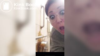 Nasty slut has explosive diarrhea shart