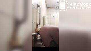 Nasty slut has explosive diarrhea shart