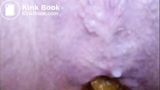 Unzipping jeans sitting on the potty shitting