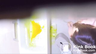 Desperate diarrhea japanese girl