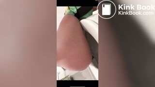 Cutie on toilet POV