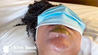 Slave Yuna devours mouthfuls of ...'s shit