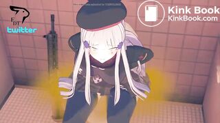 anime girl fart toilet
