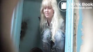 Beautiiful Russian girl spy wc poop 39
