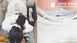 Japanese girls shitting at home