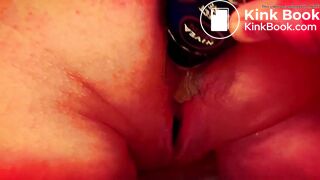 Dirty anal toying and gape