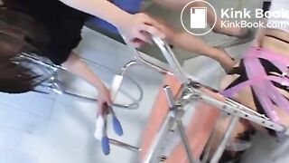 Hungry guy treated by beautiful girl