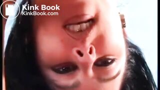 Naked Girl Wear Heel And Shitting In Kitchen