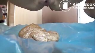 Creamy shit on the floor