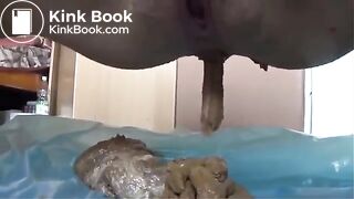 Creamy shit on the floor