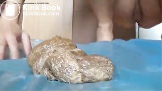Creamy shit on the floor