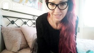 Girl poops her diaper.