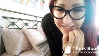 Girl poops her diaper.