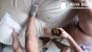 She shits on my dick, I add a lot of poop and fuck her