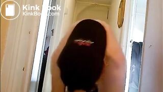 Nerdy German girl with diarrhea in her undies..