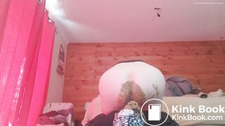 HUGE SHIT AND ENEMA ON SLAVE
