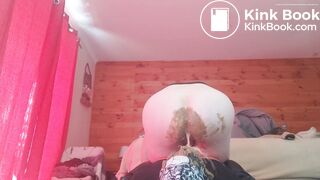 HUGE SHIT AND ENEMA ON SLAVE
