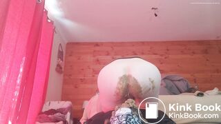 HUGE SHIT AND ENEMA ON SLAVE
