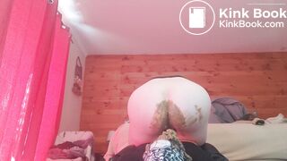 HUGE SHIT AND ENEMA ON SLAVE