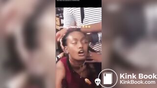 So drunk that she shits herself