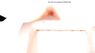 Japanese toilet voyeur young girl shitting close up 1