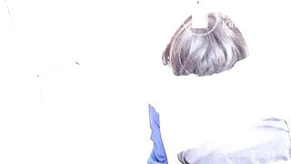 Japanese toilet voyeur young girl shitting close up 1