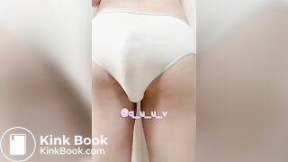 Japanese Twitter Girl panty poop