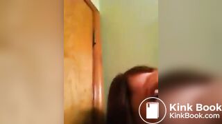 Girl clogs toilet after eating Mexican