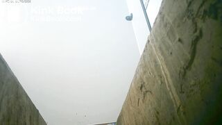 girl with big ass spied shitting in toilet ditch3