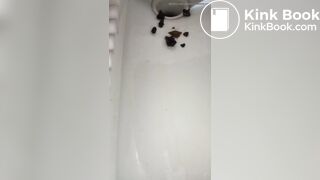 Huge and Hard poop