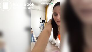 Orange Leggings Scat Girl