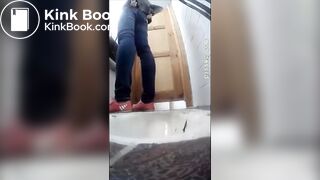 Beautiful Russian girl spy wc poop 02