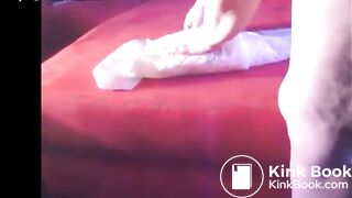 BBW Granny Homemade Couch Shitting on a Diaper