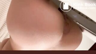 Teen girl creamy dump