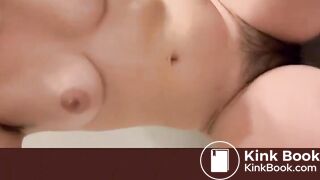 Teen girl creamy dump