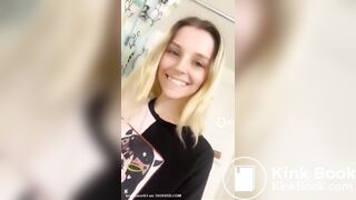 Hot and cute blond's scat journey p1