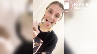 Hot and cute blond's scat journey p1