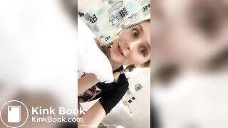 Hot and cute blond's scat journey p1