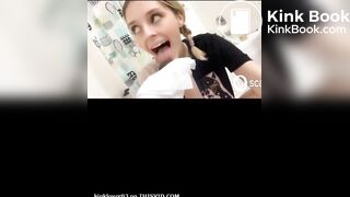 Hot and cute blond's scat journey p1