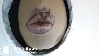 black stockings scat feeding fresh poop
