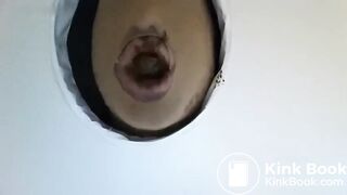 black stockings scat feeding fresh poop