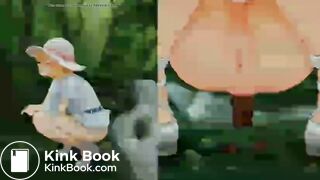 Pooping in the forest - video 3