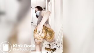 panty scat and masturbate asshole