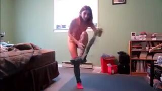 Hot scat diaper messing