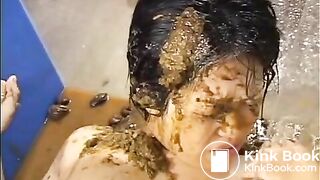 JAV Scat Bukkake